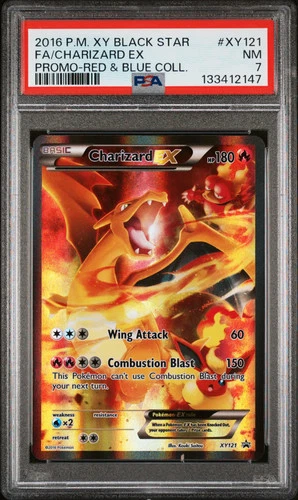 Charizard EX 2016 Pokemon Black Star Promo PSA 7 #XY121
