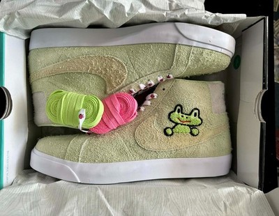NIB DS 11.5 NIKE SB BLAZER MID FROG SKATEBOARDS QS ALL OG W/BOX