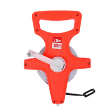 100ft Long Tape Measure Dual Sided Fiberglas for Landscaping Building Surveying