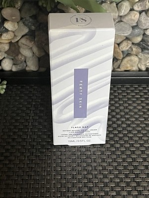 Fenty Skin Flash Nap Instant Revival Eye Gel-Cream 15ml & Eye Massage Tool, New