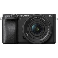 Sony a6400 Mirrorless Camera + 16-50mm f/3.5-5.6 Lens - ILCE6400K/B (OPEN BOX)