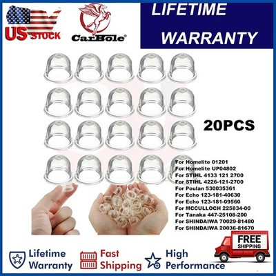 Primer Bulb 188-12 20-Pack for Stihl Homelite Echo Poulan Trimmer & Chainsaw