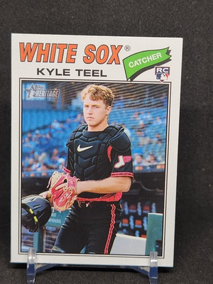 #ad 2026 Topps Heritage #182 Kyle Teel RC Chicago White Sox Rookie $1.49