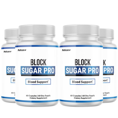 Blood Sugar Pro- Blood Support- 4 Bottles- 240 Capsules