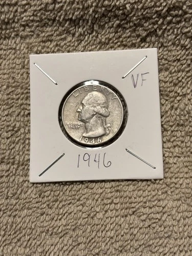 1946 Washington Business Strike Quarter; Constitutional Silver 90%