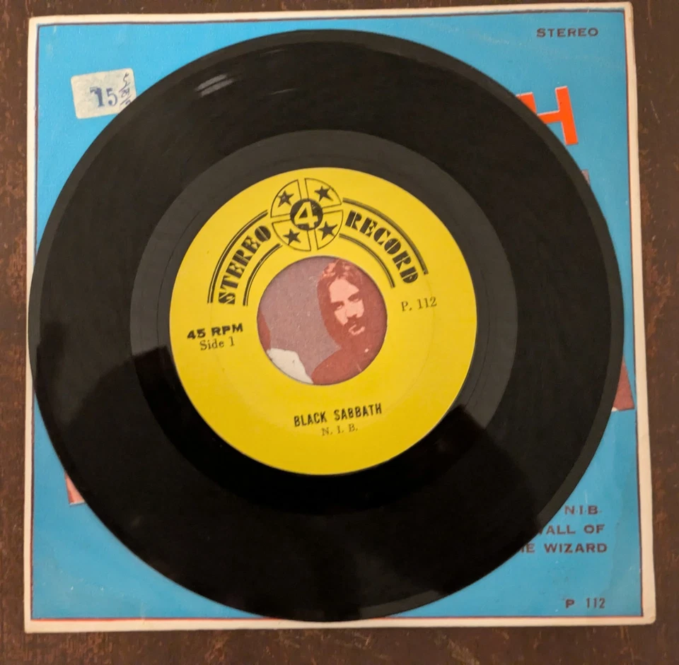 Black Sabbath NIB/Behind The Wall Of Sleep/The Wizard Ultra Rare Thailand EP - Image 3 of 4