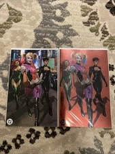 Gotham City Sirens Unfit For Orbit #1 Ivan Talavera Virgin And Foil Variant Set
