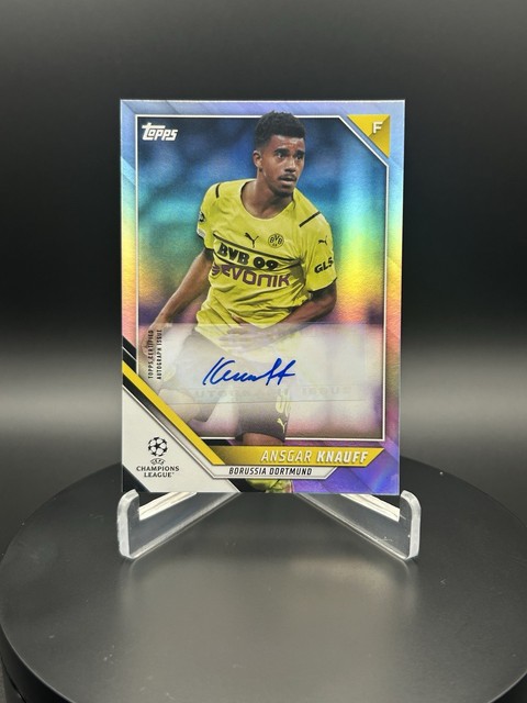 2021-22 Topps UEFA Champions League Ansgar Knauff Auto BA-AK Dortmund Germany