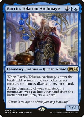 NM - Barrin, Tolarian Archmage [M21 - 45] Core Set 2021