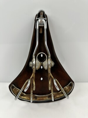 Vintage Brooks B72 Seat Saddle Leather Brown England | eBay