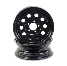 Libra 15 X 5 Trailer Wheels 5 Lug On 5 Bolt Pattern Black Mod Set 2-17027 Libra 15 X 5 Trailer Wheels 5 Lug On 5 Bolt Pattern Black Mod Set 2-17027