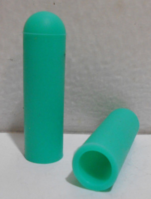 Lot of 20  Green Silicone Tubing / Bolt Cap Plugs 5/16'' ID 1 5/8'' Deep