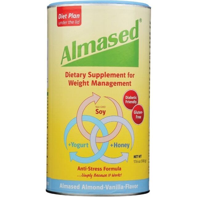 Almased Weight Management Almond Vanilla Powder 17.6 Oz for sale online ...