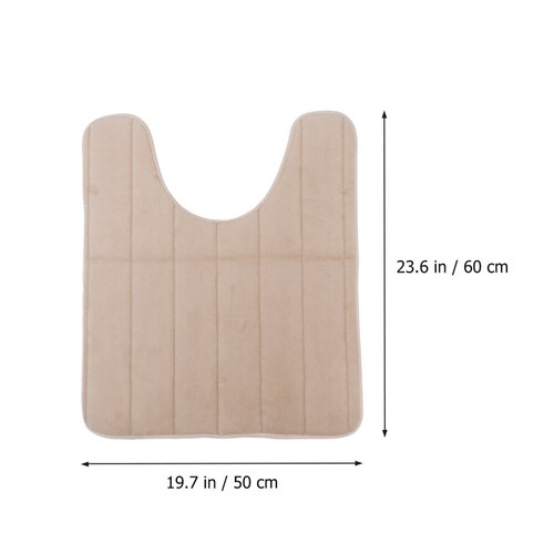 50 Memory Foam Floor Mat économies Universal Toilet Seat Pads Washable Cover