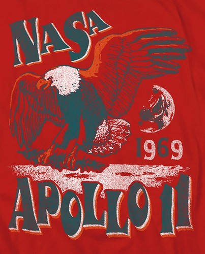 NASA "Apollo 11" Pullover Sudadera con Capucha, Sudadera o Camiseta Manga Larga - Imagen 2 de 10