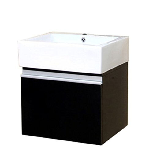 Bellaterra Home 203145-s 20.5 in Single Wall Mount Style Sink Vanity Wood Espres