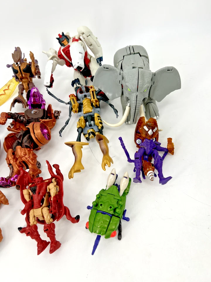 Lot Of 10 Transformers Beast Wars Figures - Predacon Megatron Ironhide * READ * - Image 3 of 4