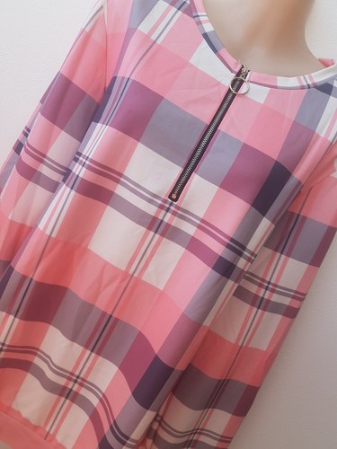 Women's Peach Golf Pullover 1/4 Zip Shirt Women XL