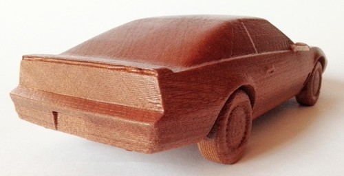 Pontiac Firebird Trans Am KITT 1:16 Modello in scala di auto in legno Collezione - Foto 6 di 10