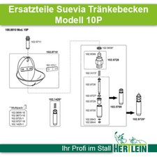 Ersatzteile SUEVIA Tränkebecken Modell 10P 100.0010
