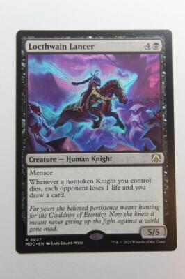 MTG Locthwain Lancer x1- -March of the Machine Commander-Pack Fresh | eBay