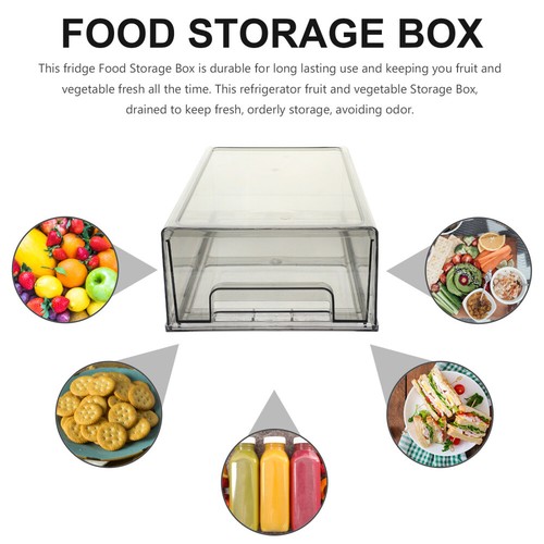 Refrigerator Storage Box Freezer Drawer Organizer Sealed Container eBay