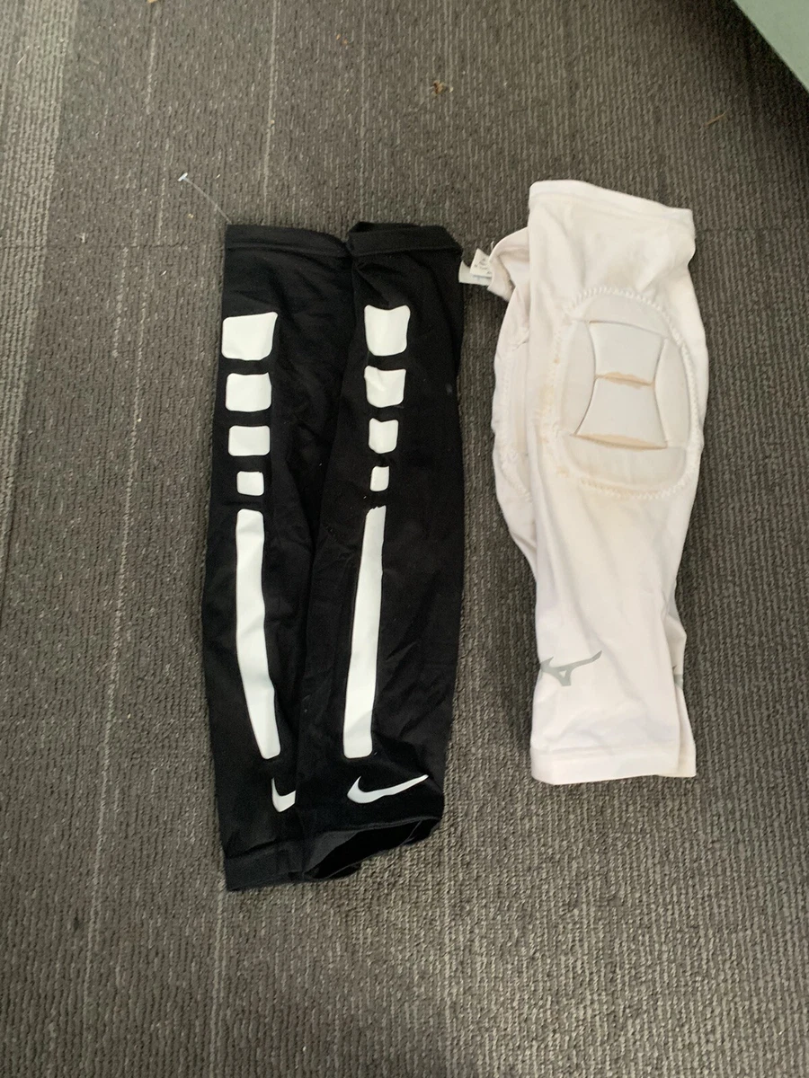 onpeilbaar lever Corporation Nike Pro Elite Arm Sleeves Adult M/L Black/White And ￼ Mizuno Sleeves | eBay