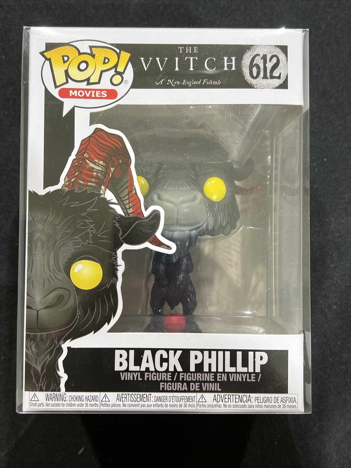 Funko Pop! Figura De Vinilo Movies The Witch Black Phillip #612 Con Protector Pop
