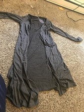 blue time grey dress sweater