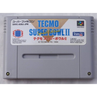 Tecmo Super Bowl 2 Nintendo Super Famicom SFC SNES Japanisch Ver Getestet