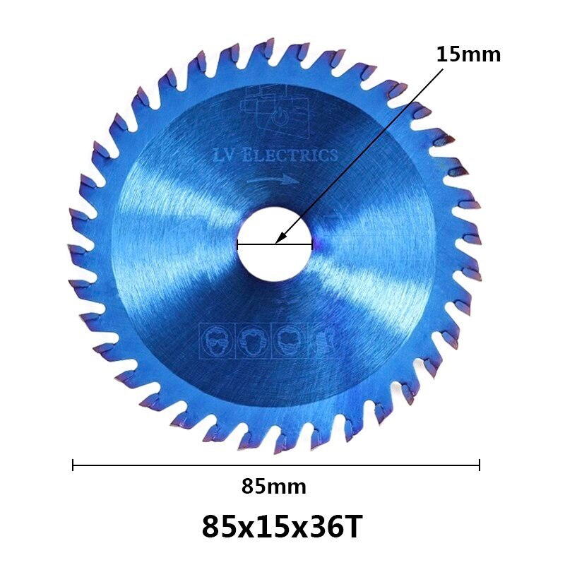 3pcs 54.8mm HSS Mini Kreisförmige Sägeblatt Schneiden Scheiben Kit