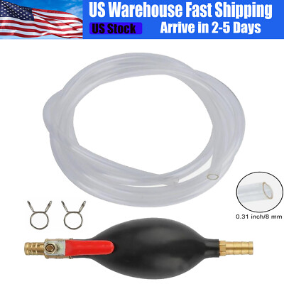 #ad #ad Gas Transfer Siphon Pump Gasoline Siphone Hose Oil Water Fuel Transfer Hand Pump $7.99