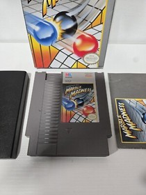 Marble Madness (Nintendo NES, 1985) w Box, manual and sleeve! Authentic!  Tested