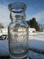 TREHPCT Milk Bottle Lang Lang's Creamery Dairy Farm Buffalo NY ERIE CO CREAM TOP