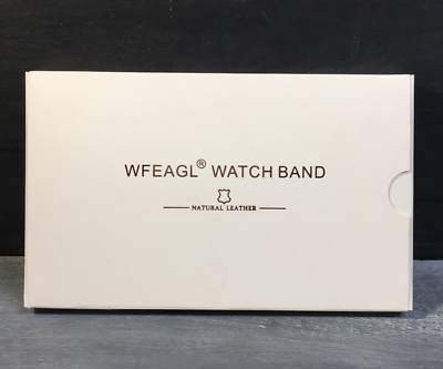 WFEAGL Fitbit Versa Watch Band Normal Leather Black Silver
