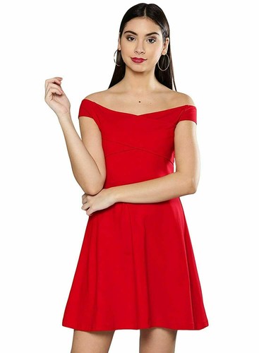 Women's Off Shoulder Dress Sleeveless 
