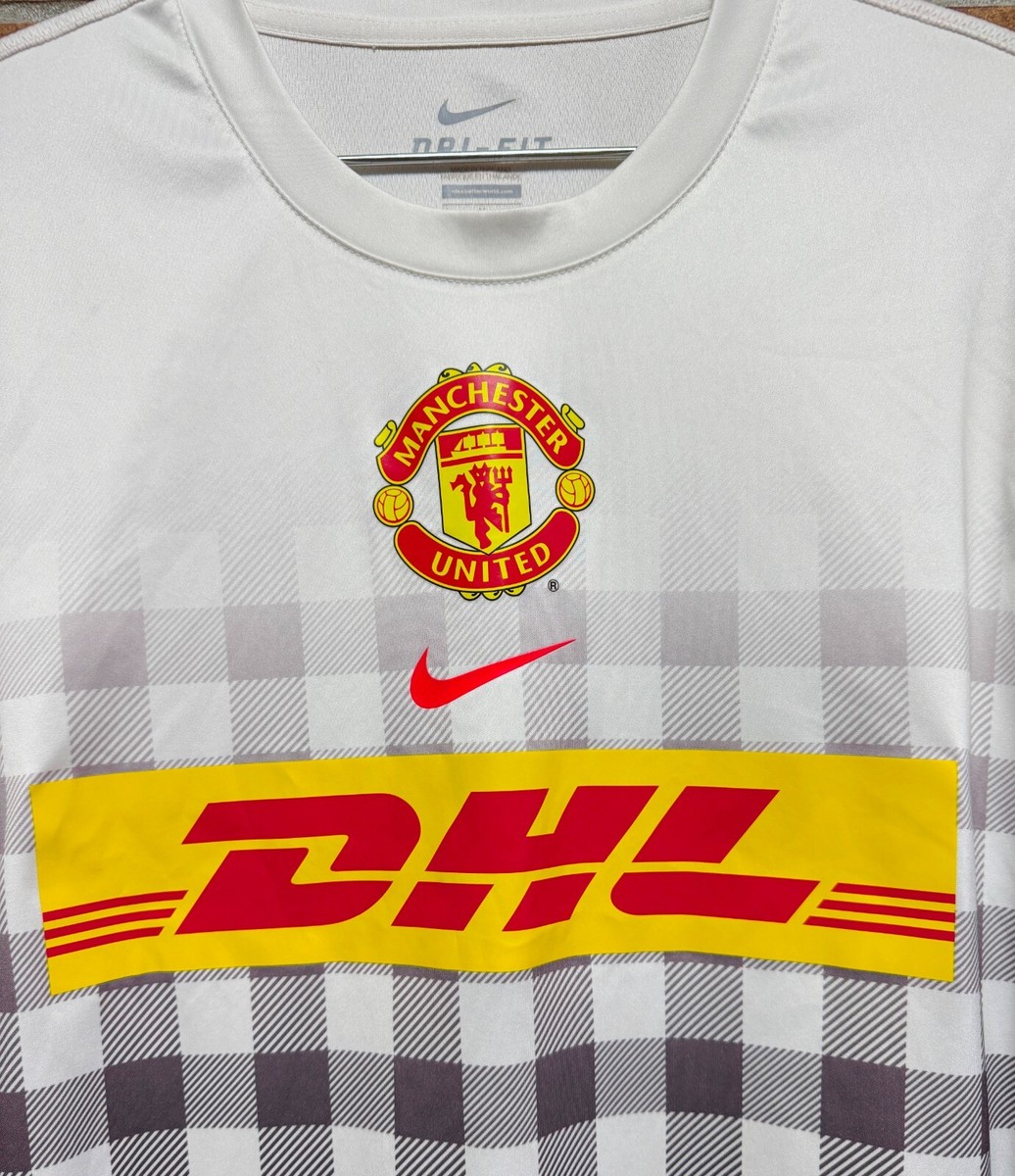 MANCHESTER UNITED 2013/2014 NIKE TRAINING KIT SHIRT JERSEY TOP MEN