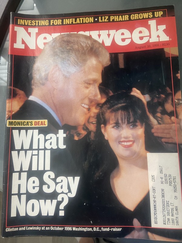 Newsweek: PRESIDENT CLINTON/MONICA LEWINSKY "WHAT WILL HE SAY NOW?" AUG 10, 1998