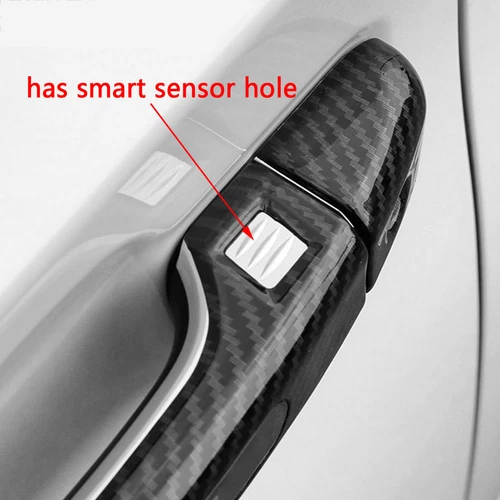 For Honda Accord 2018-2024 Door Handle+Bowl Cover Trims Kit Carbon Fiber Style - Picture 7 of 11