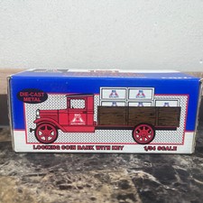 ERTL Hawkeye Crate Bank 'Big A Auto' Die-Cast Metal Car Bank 1/34 Scale 9949
