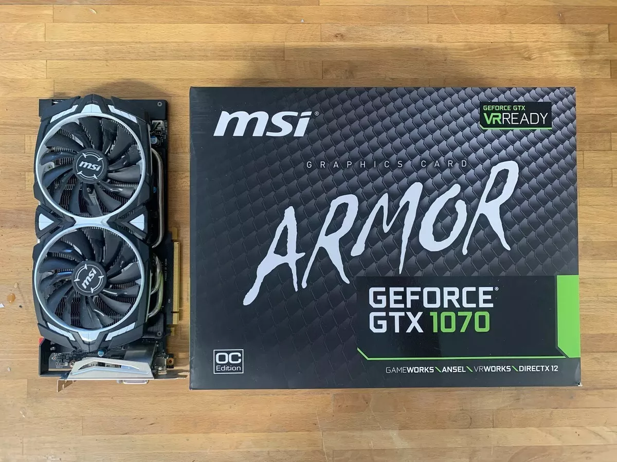 MSI GeForce GTX 1070 ARMOR 8GB OC