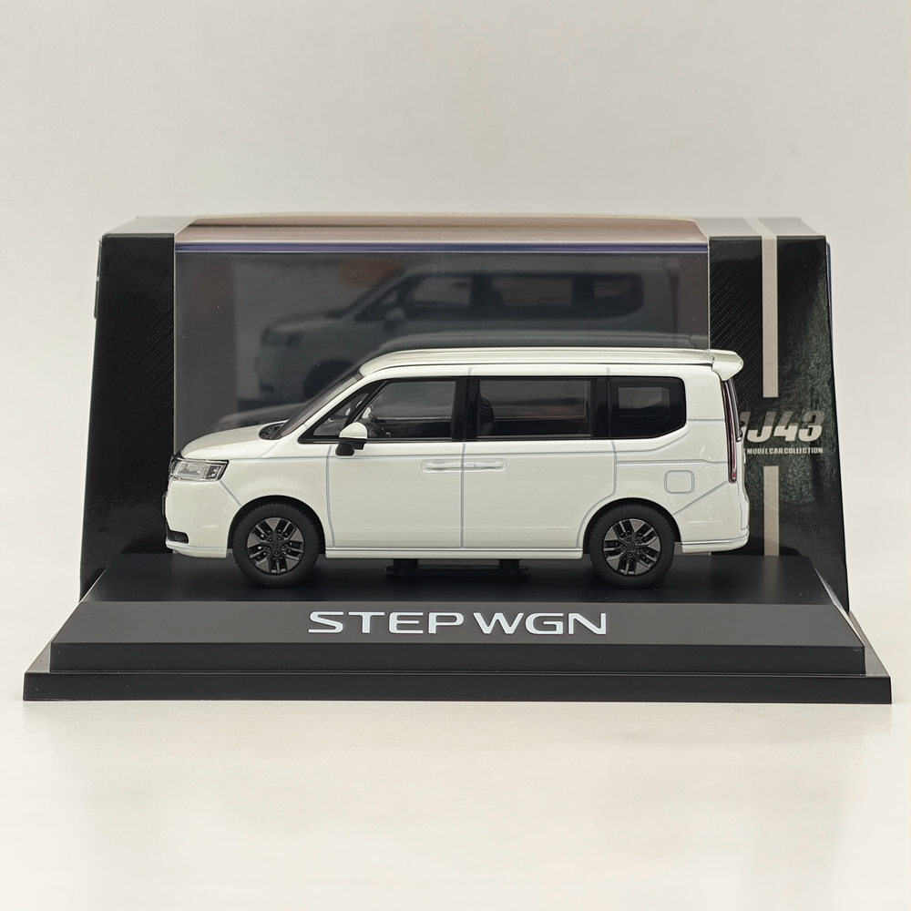 Hobby Japan 1/43 STEP WGN e:HEV SPADA Platinum White (P) Diecast