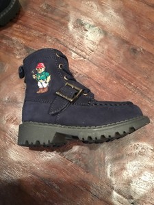 blue suede polo ranger boots