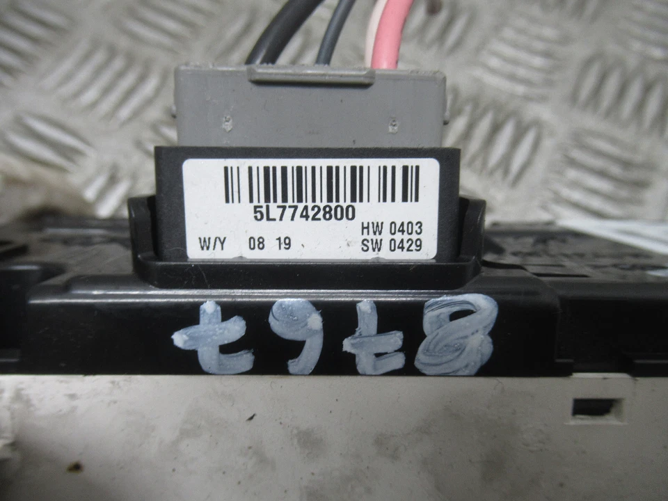 2019 NISSAN NV400 SE SHR X62B 2.3DCI MK2 A/C HEATER CLIMATE CONTROLS REF8767 - Image 3 of 4