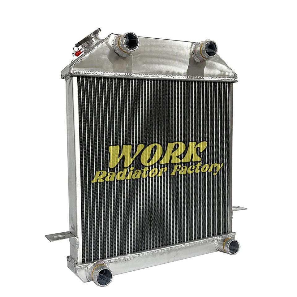 Full Aluminum Radiator Fit 1939-1940 40 39 Ford Deluxe/Pickup Truck Flathead V8 - Image 3 of 4