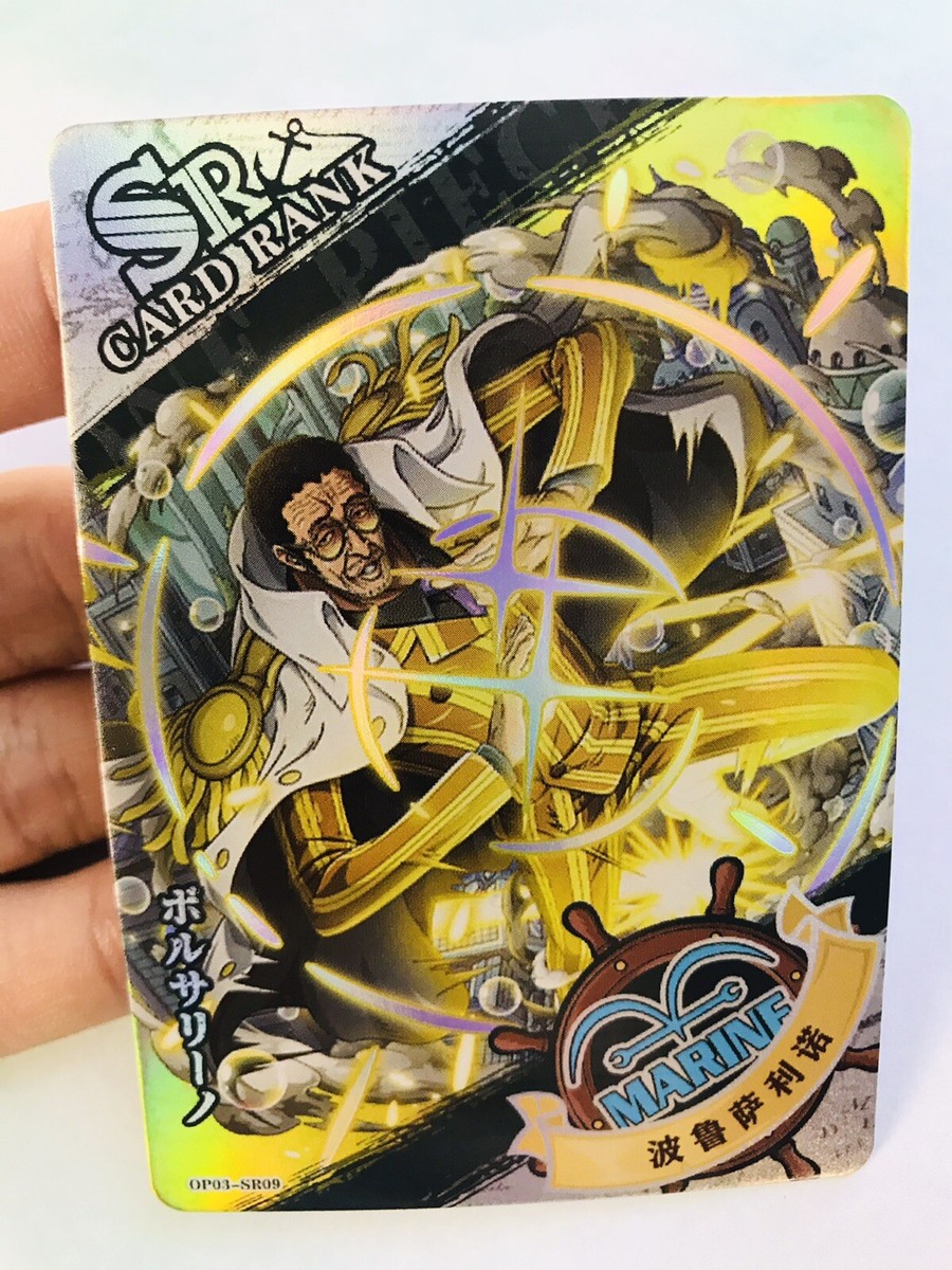 Kizaru Borsalino One Piece Anime Super Rare Holo Mint Trading Card