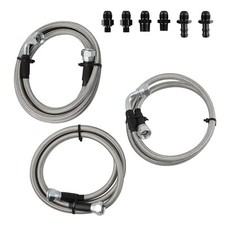 Transmission Cooler Lines Kit Heavy Duty For Dodge Ram 96-02 5.9l With 47re