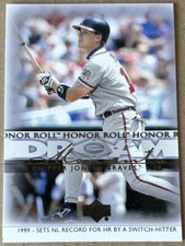 CHIPPER JONES HOF 2002 UPPER DECK HONOR ROLL Card #45 NM-MT Condition