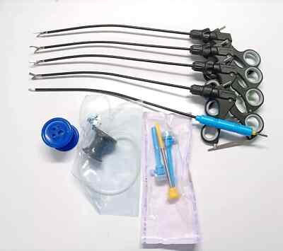 Laparoscopic Single-Incision Surgery SILS Port Gynecology Instruments Set 7Piece