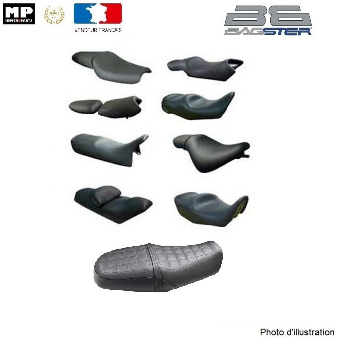 Housse Bagster Retro 2961 noire antidérapante et étanche pour Honda CB1100